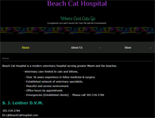 Tablet Screenshot of beachcathospital.com
